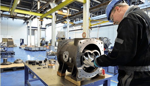 operation on the compressor